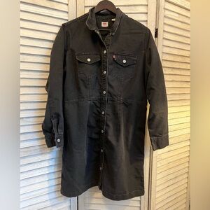 Levis Ellie denim snap front dress